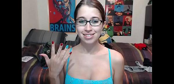  babe alexxxcoal fingering herself on live webcam  - 6cam.biz